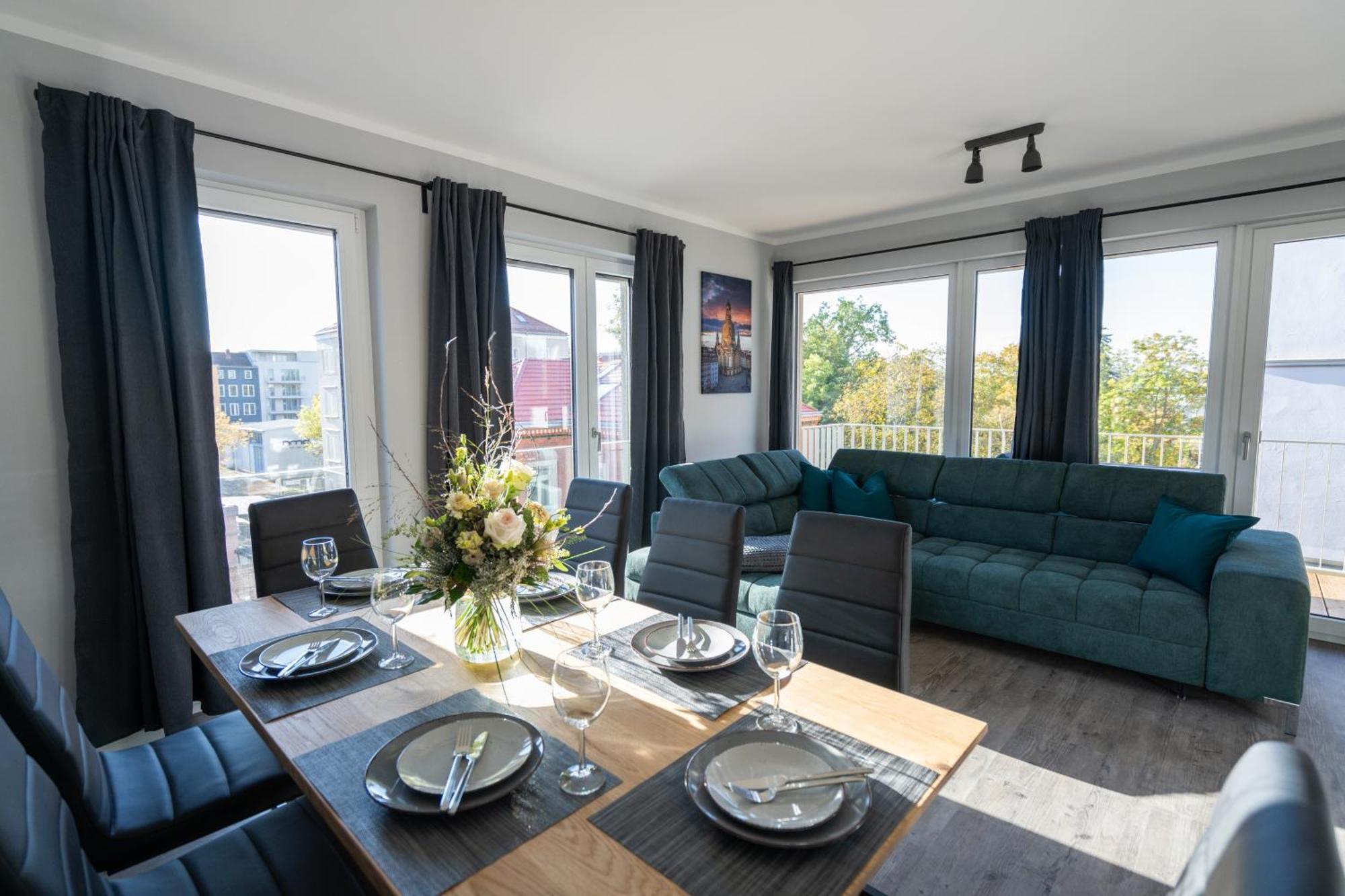 Supreme City Dream Mit Terrasse Und Parkplatz - 110M² Δρέσδη Εξωτερικό φωτογραφία